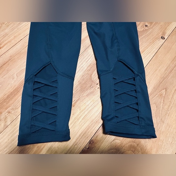 Active Life Dark Teal Green Exercise Pants - Picture 5 of 6